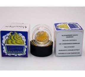 Cannatique Blue Raspberry Gelato Diamonds
