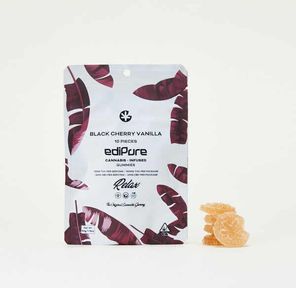100mg Black Cherry Vanilla Gummies - EDIPURE