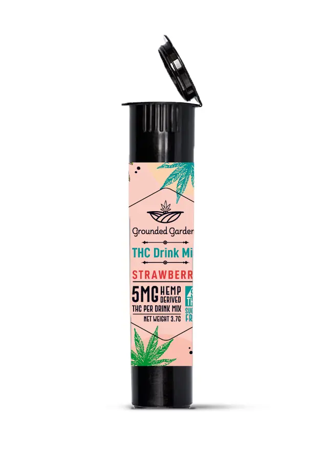 Drink Mix I Strawberry I 5mg I Grounded Gardens I 1ct