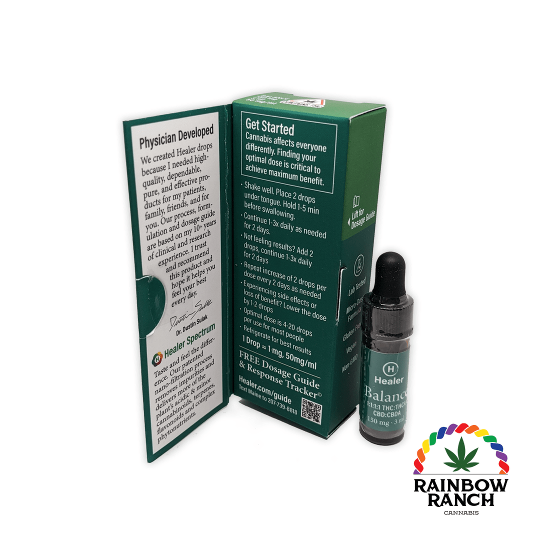 Healer Balance Drops - 150mg