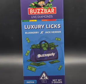 Buzz Bar - Disposable - Blueberry x Jack Herer - 3G