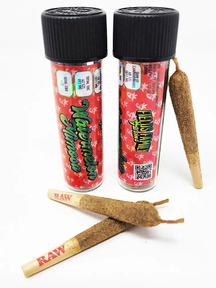 Fields Family Farmz - Watermelon Gushers Diamond & Kief Infused Pre-Rolls 3 Pack 2.1g