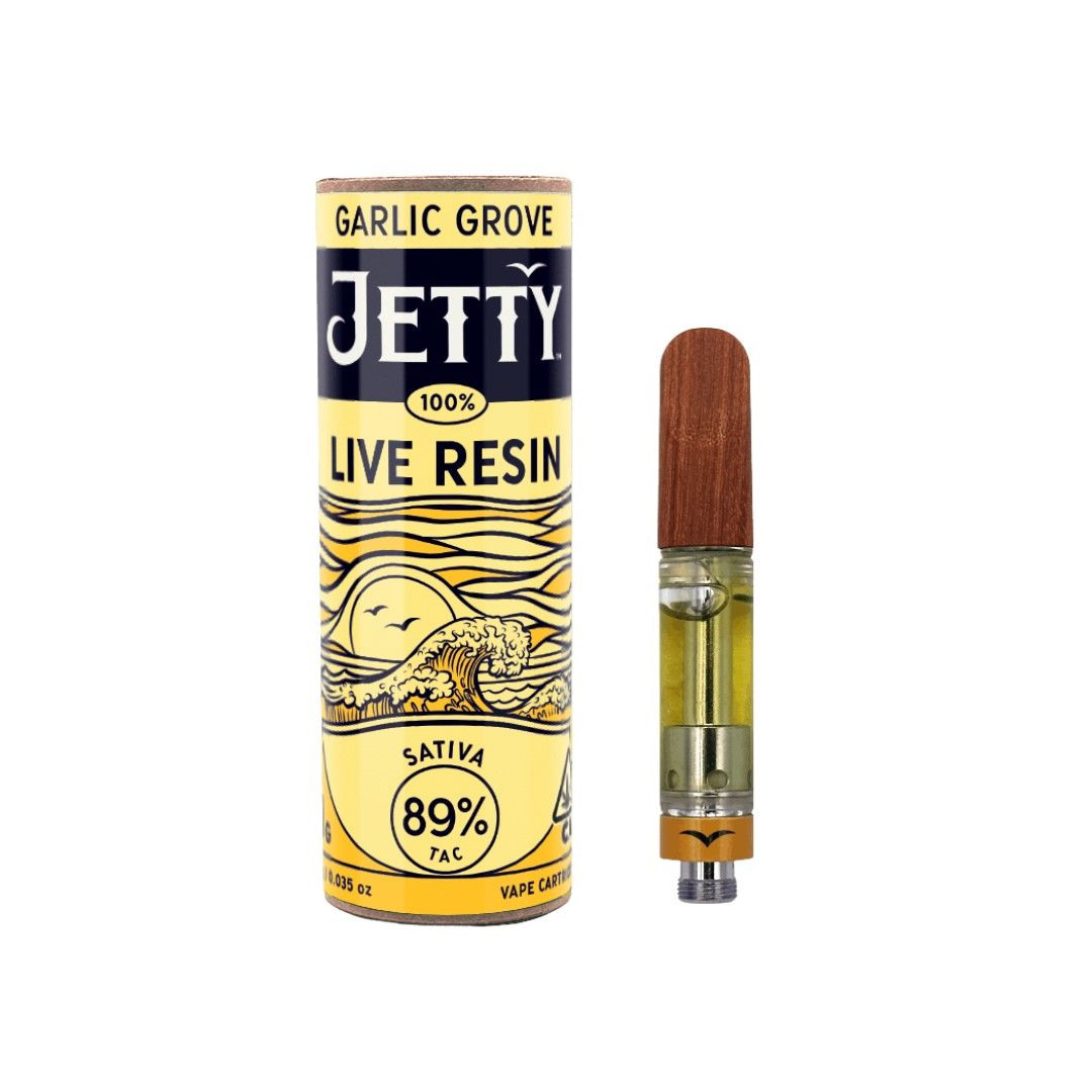 Jetty Live Resin Cartridge Garlic Grove 1g