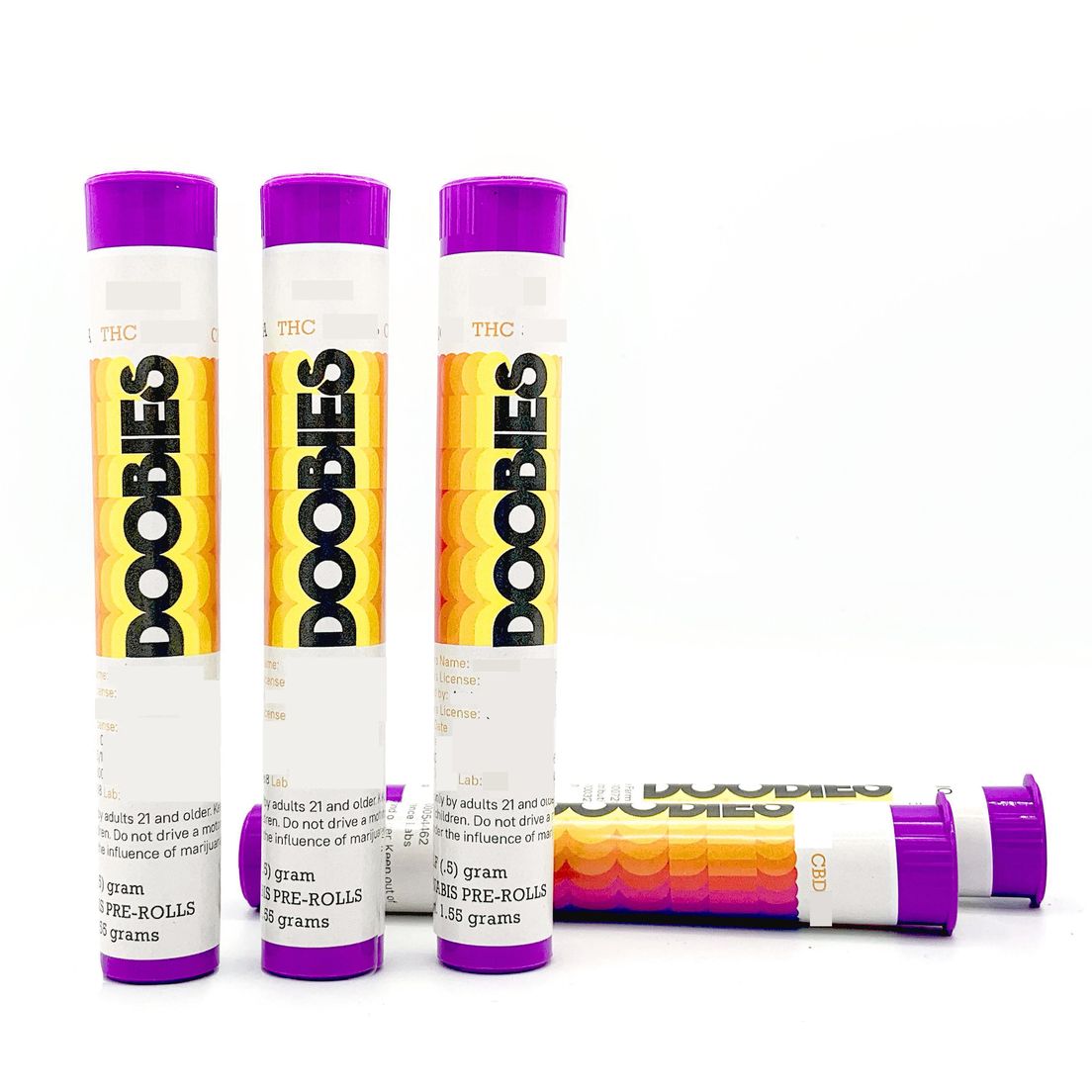 Doobies Pre Roll: Orange Apricot x Mac