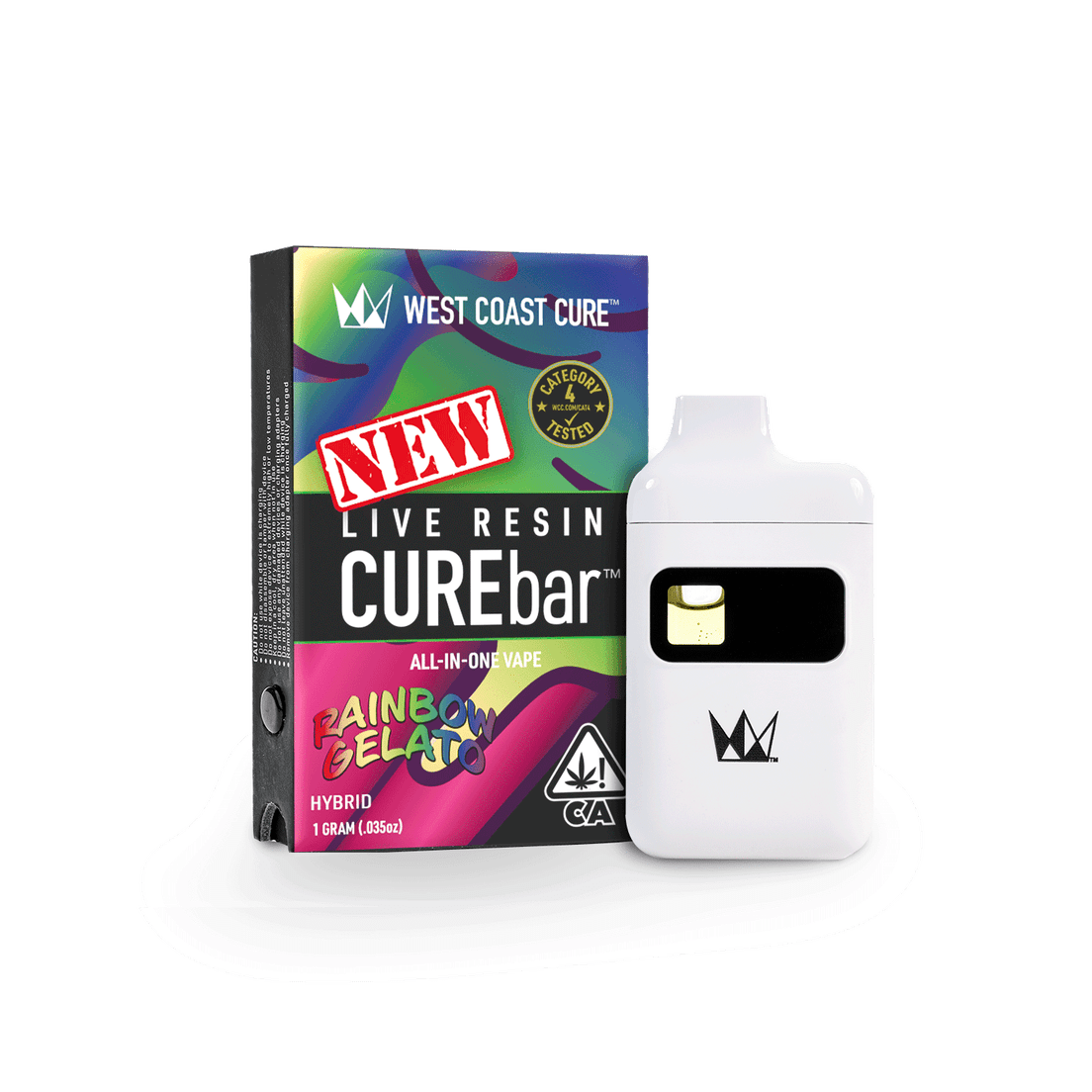 Rainbow Gelato Live Resin CUREbar - 1G