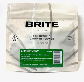 A. Brite 14g Pre-Ground Shake - Quality 7.5/10 - Apricot Jelly