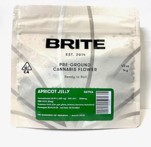 A. Brite 14g Pre-Ground Shake - Quality 7.5/10 - Apricot Jelly