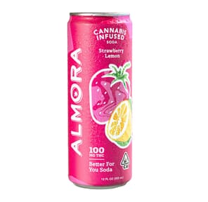 Almora Farm: Strawberry Lemon Better For You Soda