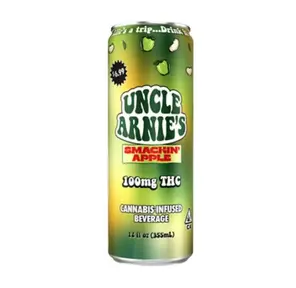 Uncle Arnie's Canned Beverage Smacking Apple 100mg