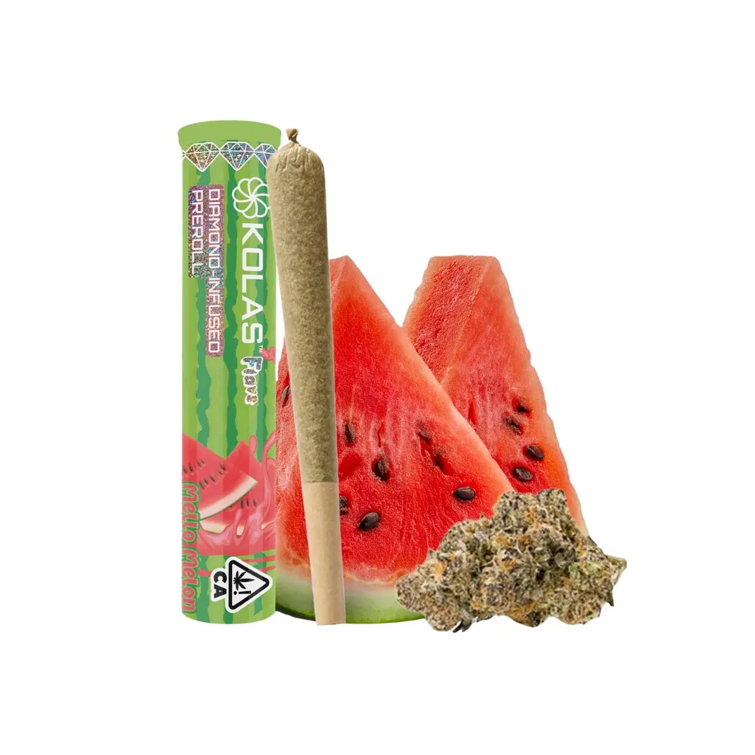Kolas Diamond Infused Flavored Pre-roll Mellow Melon 1g