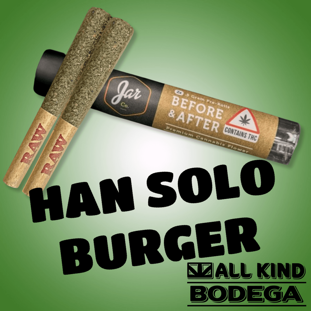 Han Solo Burger .5g Preroll 2 Pack (1g total) (@jarcannabis2.0)