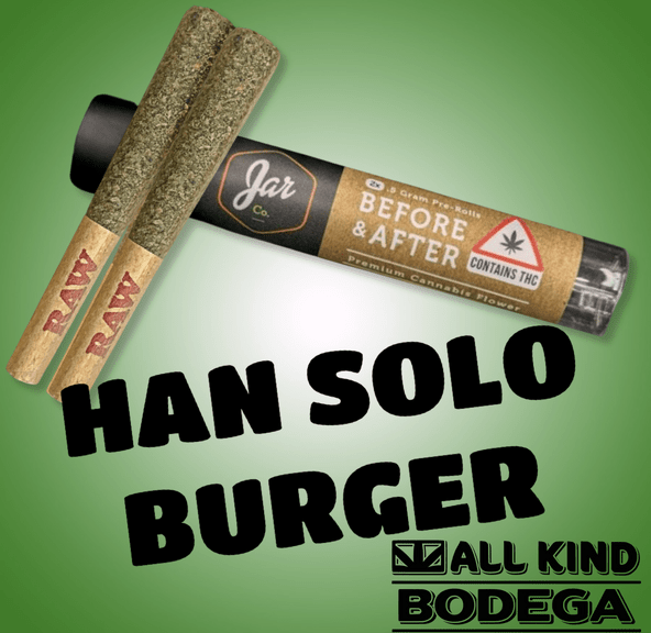 Han Solo Burger .5g Preroll 2 Pack (1g total) (@jarcannabis2.0)