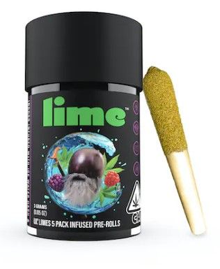Lime - Lil Limes - Purple Zaza - Infused Prerolls - 5pk - 3g - Indica