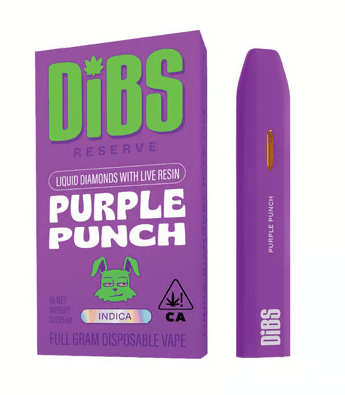 Dibs Reserve AIO Vape Purple Punch 1g