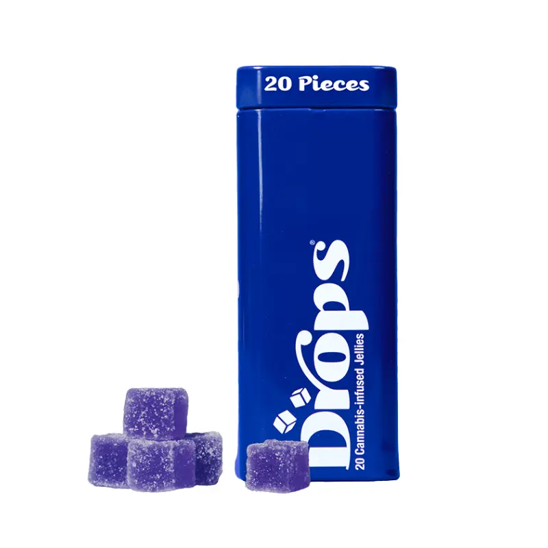Drops - BLACK CURRANT DEEP RELAXATION GUMMIES THC+CBN+CBD
