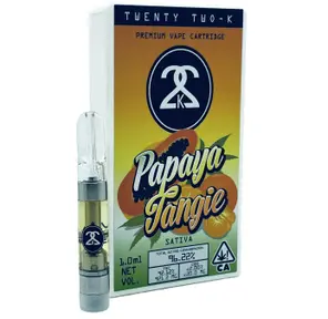 22K | Vape Cart | 1g | Distillate | Papaya Tangie