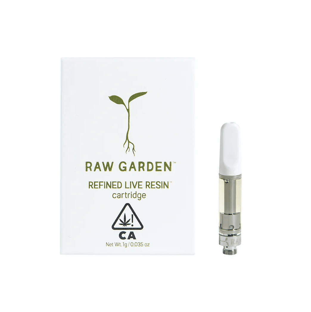 Raw Garden™ - Strawberry Moscato 1:1 CBD Refined Live Resin™ 1.0g Cartridge 1g,