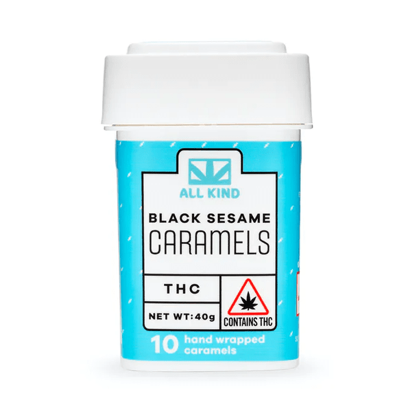 Black Sesame Caramels - 100mg THC (REC)