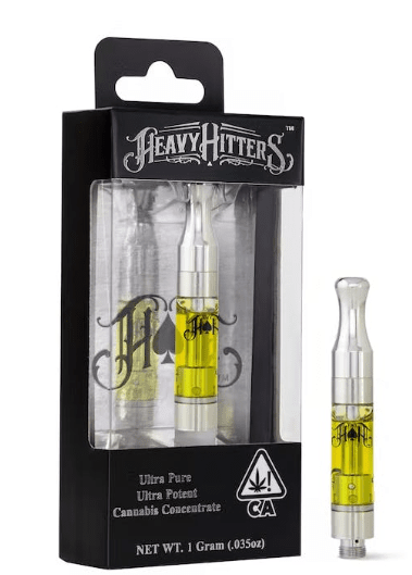 HEAVY HITTERS ALASKAN THUNDER F 1G VAPE CARTRIDGE SATIVA