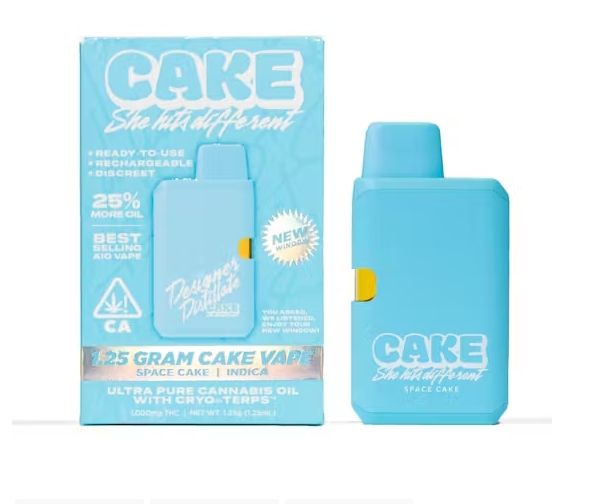 Cake - Space Cake Designer Distillate Disposable Vape 1.25g
