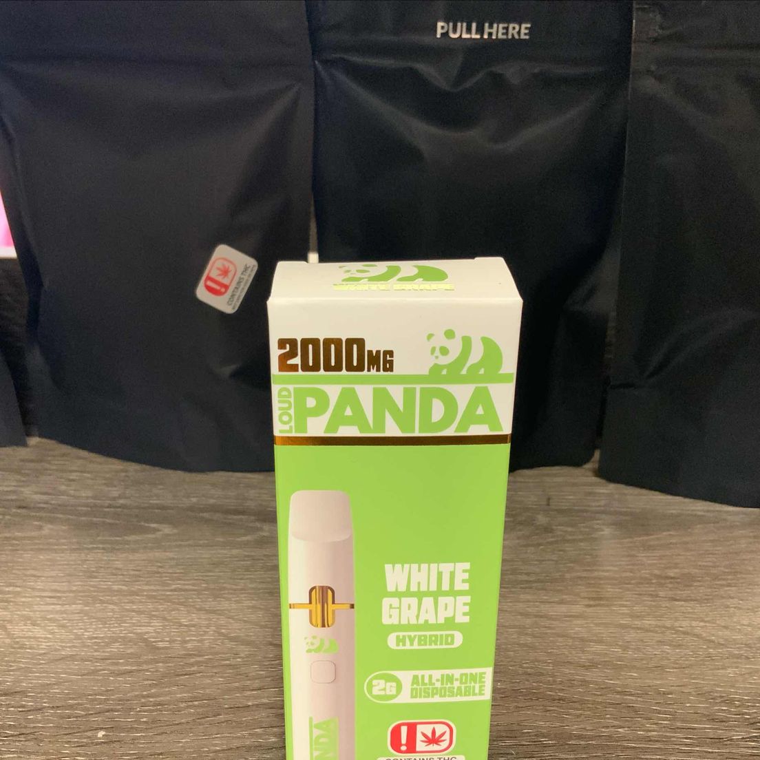 White Grape Loud Panda Disposable 2g