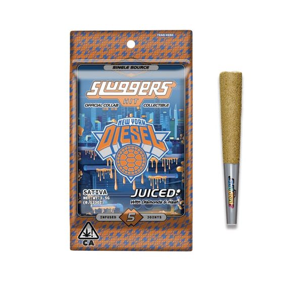 Sluggers - NYC Diesel Infused Prerolls 5pk - 3.5g