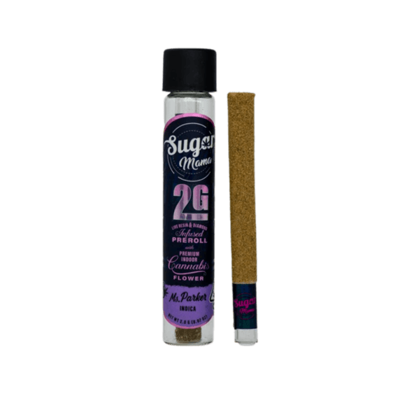 1. Sugar Mama 2g Diamond and Live Resin Infused Pre Roll - French Vanilla (I) *SALE*