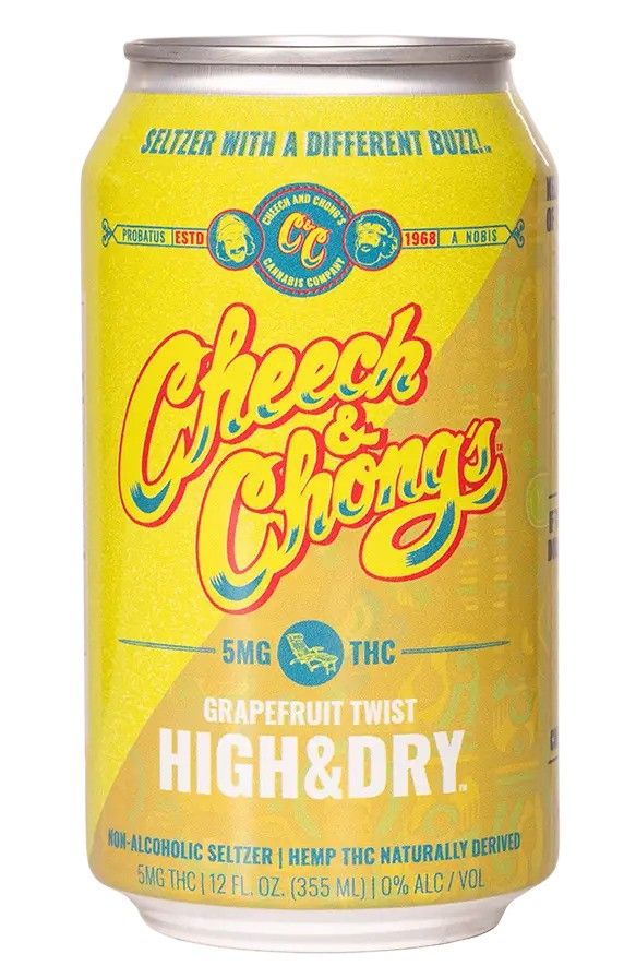 C&C High & Dry Grapefruit Twist D-9 Seltzer 5mg 1pk
