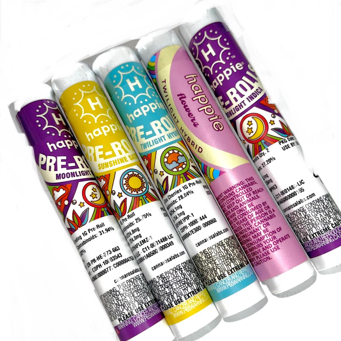 1. Happie 1g Pre Roll - Grape Ape x Dos Cherries (H) *SALE*