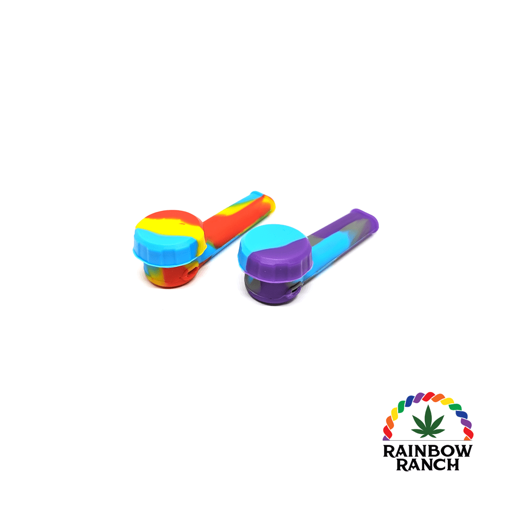 Compact Silicone Hand Pipe w/ Lid