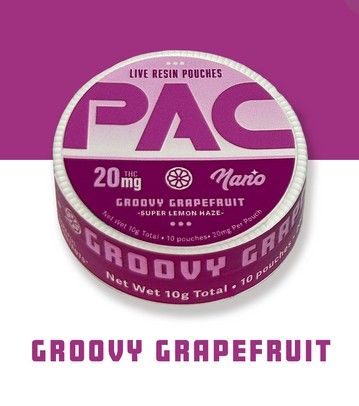 PAC SUPER LEMON HAZE GROOVY GRAPEFRUIT LIVE RESIN POUCHES 200MG