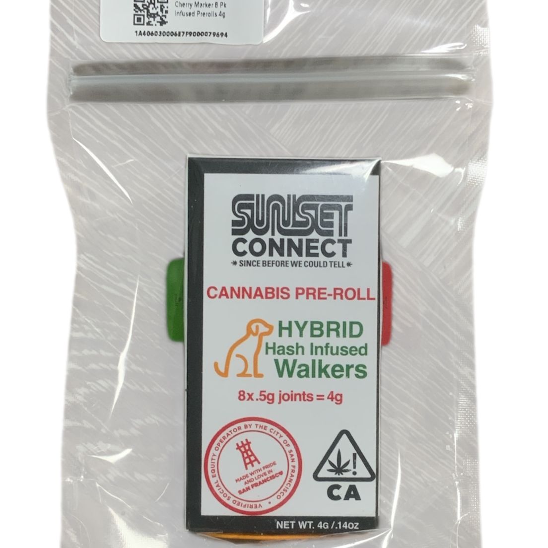 Sunset Connect - Cherry Marker 8 Pk Infused Prerolls 4g