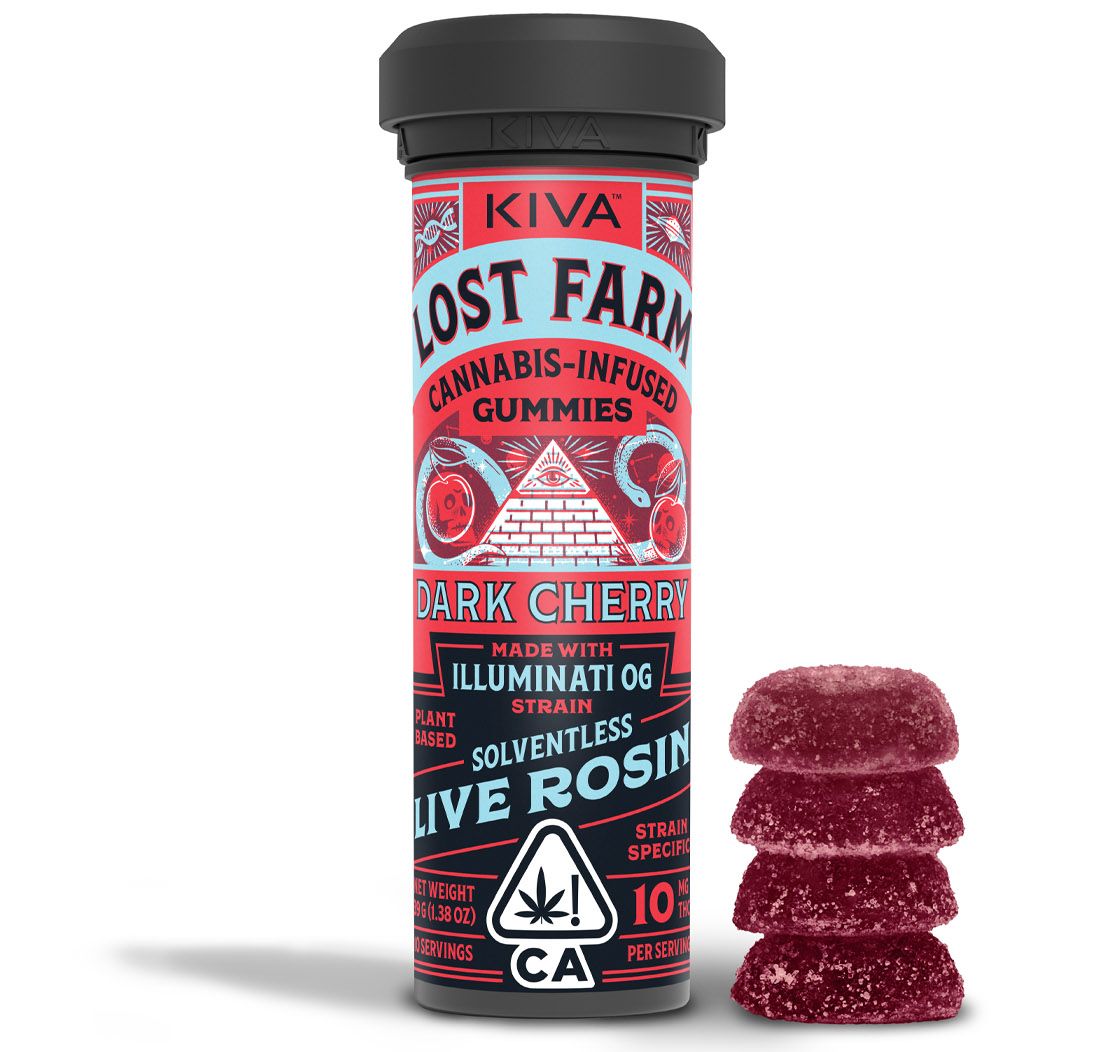 Lost Farms - Dark Cherry Illuminato OG - Rosin Gummies - 100mg