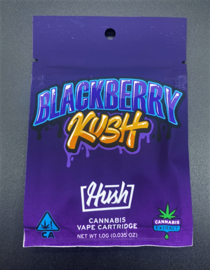 Blackberry Kush - 1g Cartridge (THC 90%) by HUSH **2 for $50**