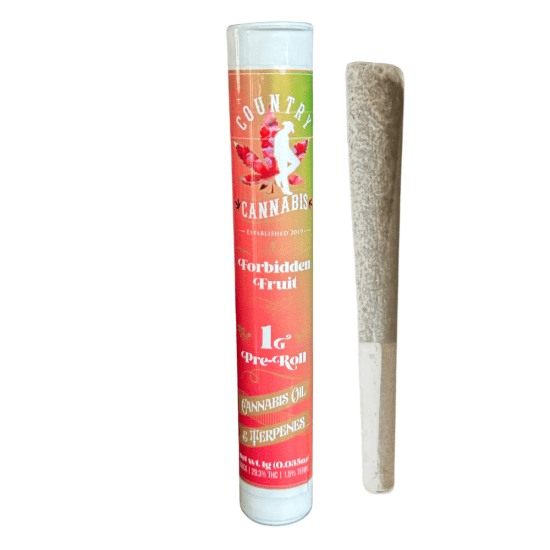 Country Cannabis - 1g Infused Preroll - Forbidden Fruit (Indica)