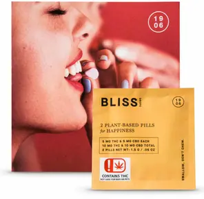 1906 - 10mg THC/ 10mg CBD Drops - Bliss (Pouch)