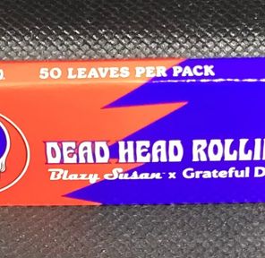 AFG Distribution- Blazy Susan x Grateful Dead- Rolling Papers- Dead Head Rolling Company- 50 pack- 1 1/4"