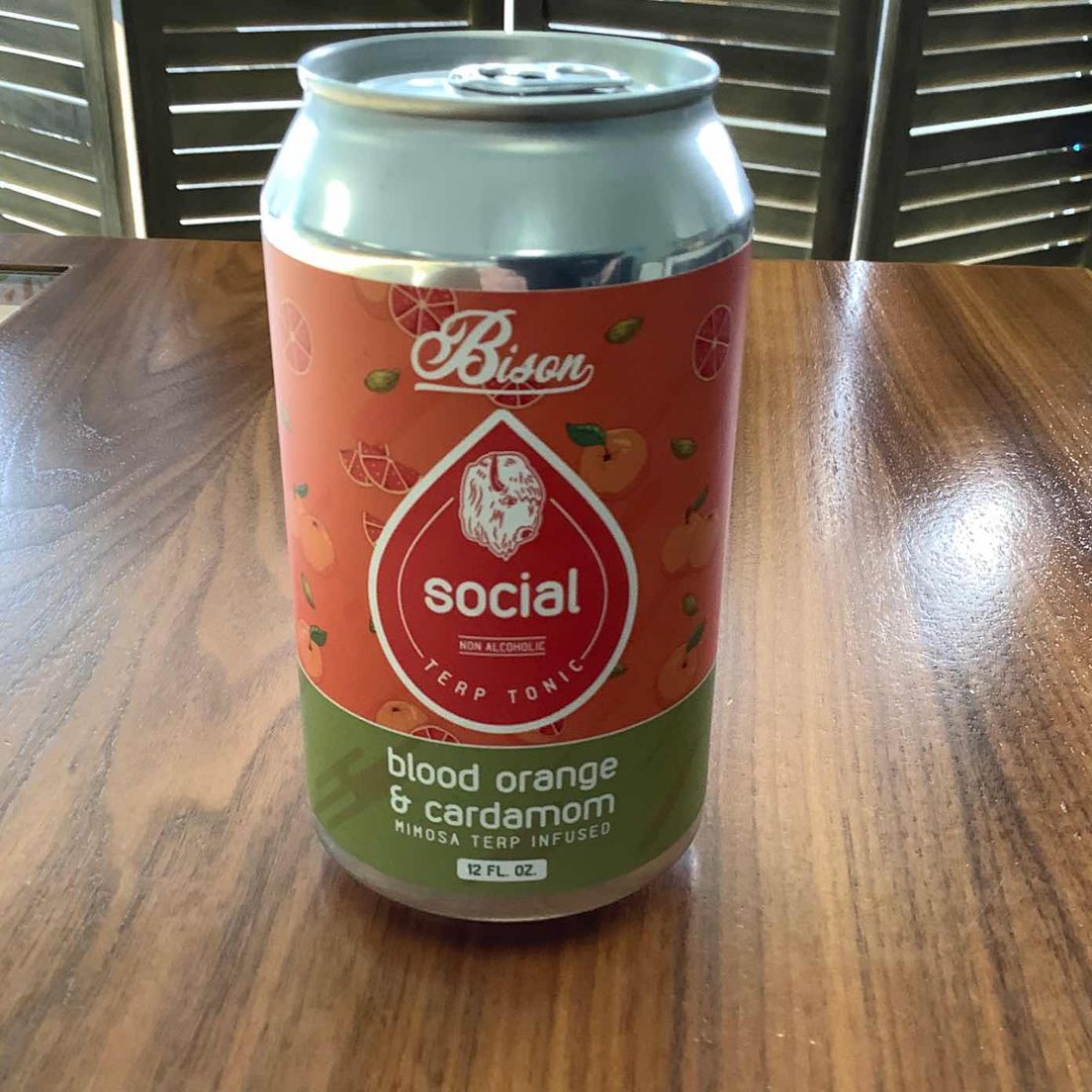 Bison Social Blood Orange Terp Tonic
