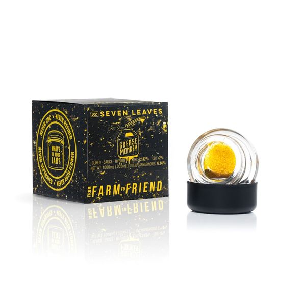 1. Friendly Farms x Seven Leaves 1g Cured Diamonds - Grease Monkey (H) *SALE*
