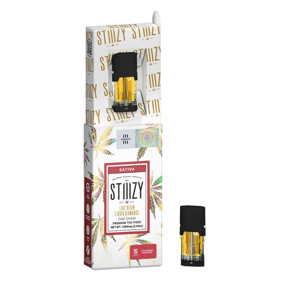 Stiiizy- Strawberry Milkshake Live Resin Liquid Diamonds Pod 1g (S)