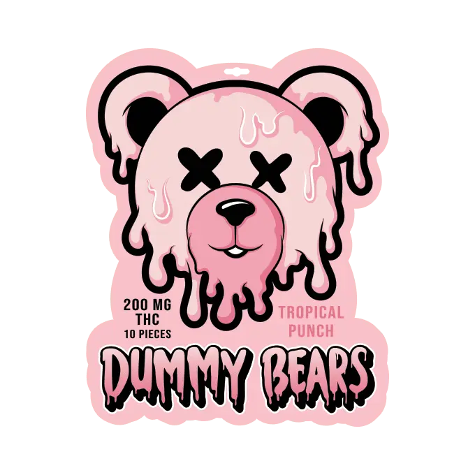 200mg Tropical Punch THC Dummy Bears
