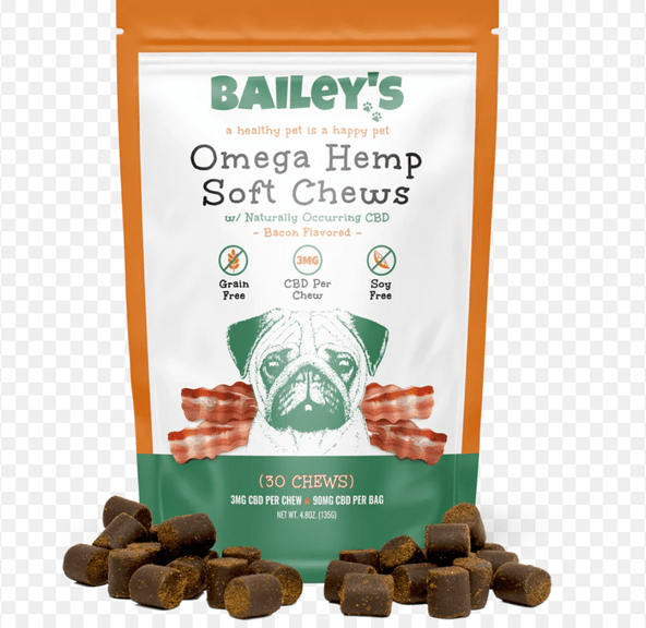 BAILEY'S- CBD SOFT CHEWS 90MG BACON FLAVOR