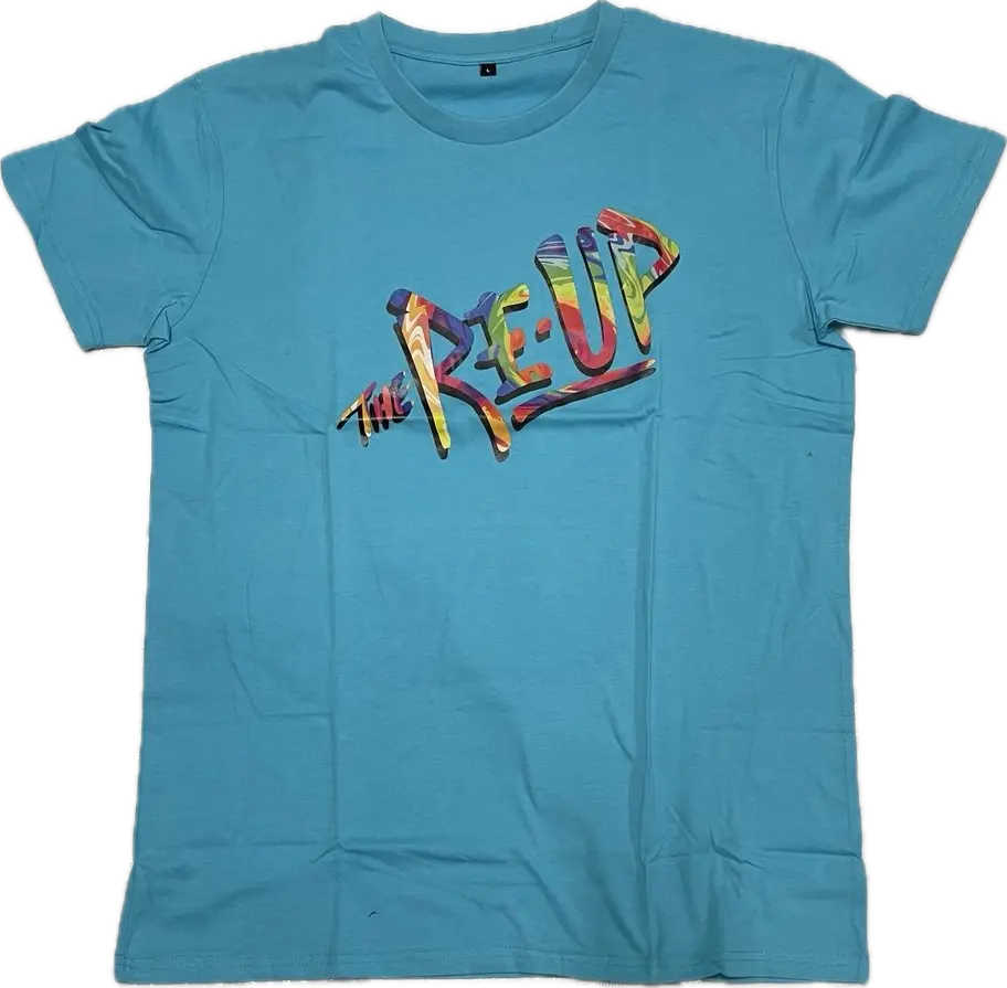 PRE-ORDER ONLY Deal! $15 (LARGE) Turquoise T-Shirt - The Re-Up + Preroll