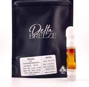 *BLOWOUT DEAL! $25 1g Tangie (Sativa) Live Resin Cartridge - Delta Breeze