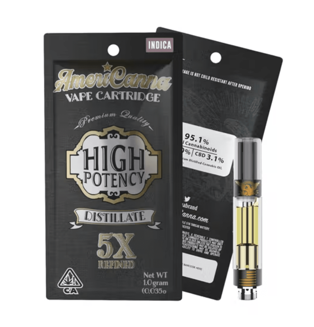 AmeriCanna Kosher Kush 1g Cartridge 91%