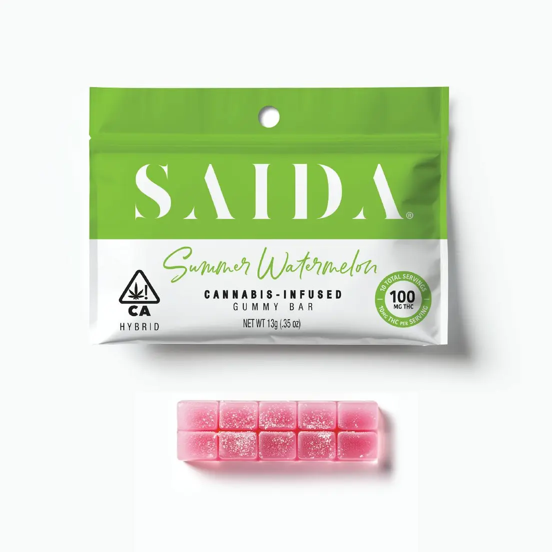Saida - Gummy Bar - Summer Watermelon 100mg - 13 g