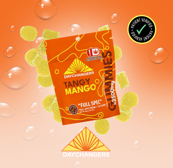 Day Changers - 2500mg Full Spectrum - Tangy Mango - 10ct.
