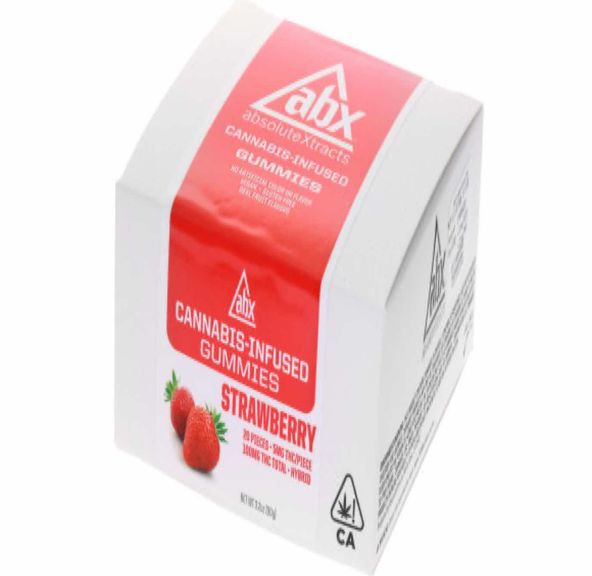 [ABX] THC Gummies - 100mg - Strawberry Haze (H)