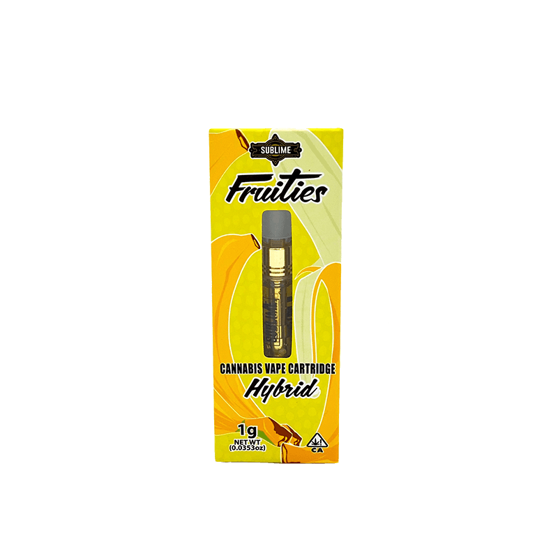 E. Sublime 1g THC Fruities Cartridge - Banana OG (H)