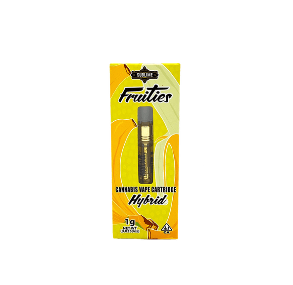 E. Sublime 1g THC Fruities Cartridge - Banana OG (H)